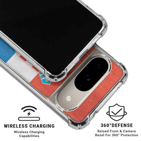 Croatia Flag Distressed Google Pixel 10 Clear Case